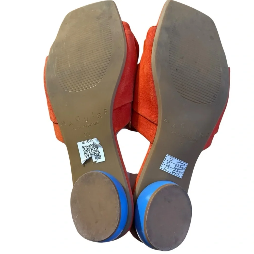 Maguire Modena Sandal - Tangerine Size 38 - Picture 8 of 8